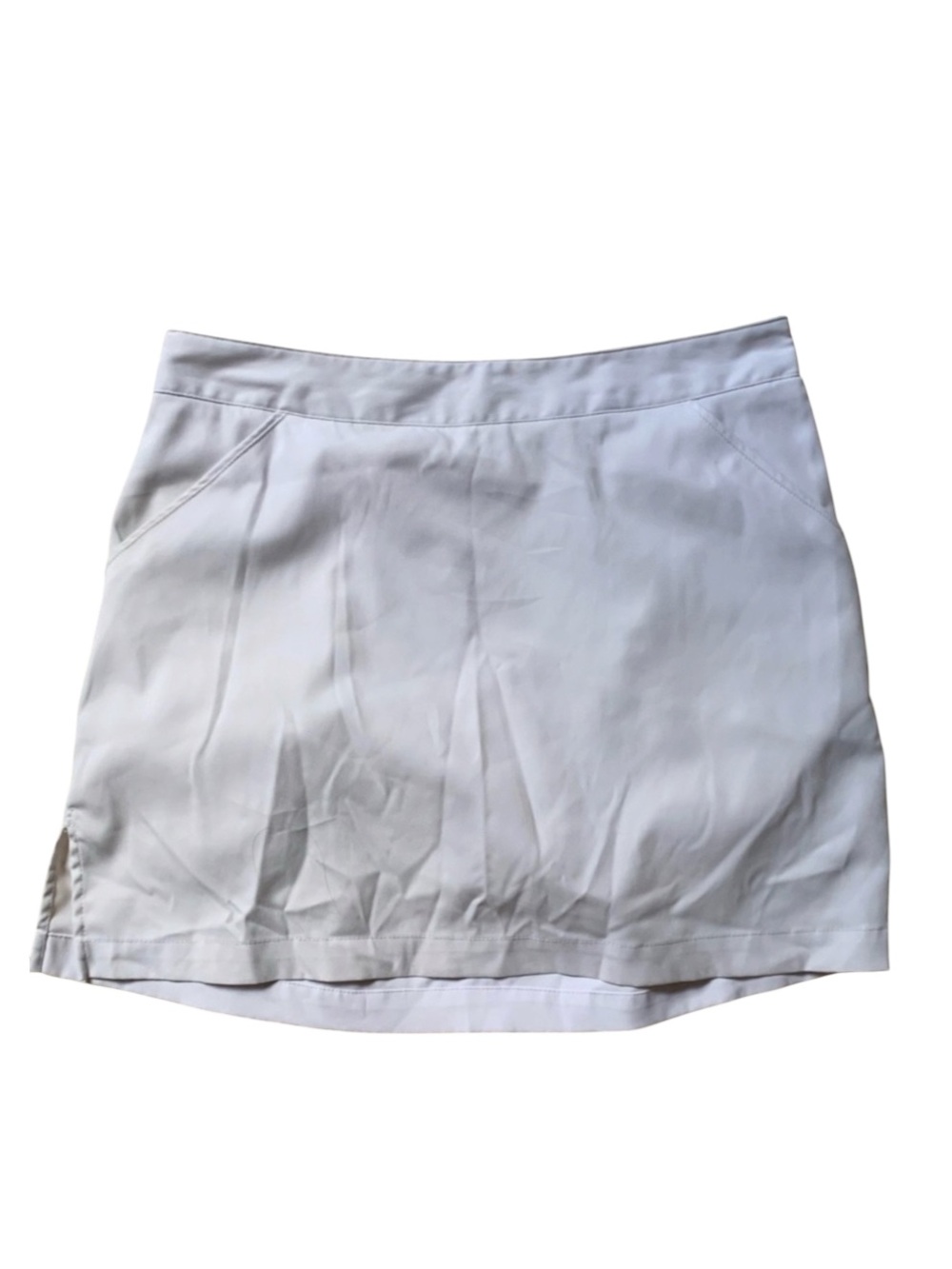 Coral Bay White Golf/Tennis Mini Sport Skirt Size 10 P